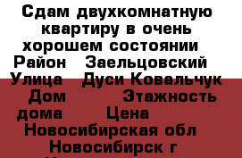 Сдам двухкомнатную квартиру в очень хорошем состоянии › Район ­ Заельцовский › Улица ­ Дуси Ковальчук › Дом ­ 258 › Этажность дома ­ 9 › Цена ­ 17 000 - Новосибирская обл., Новосибирск г. Недвижимость » Квартиры аренда   . Новосибирская обл.,Новосибирск г.